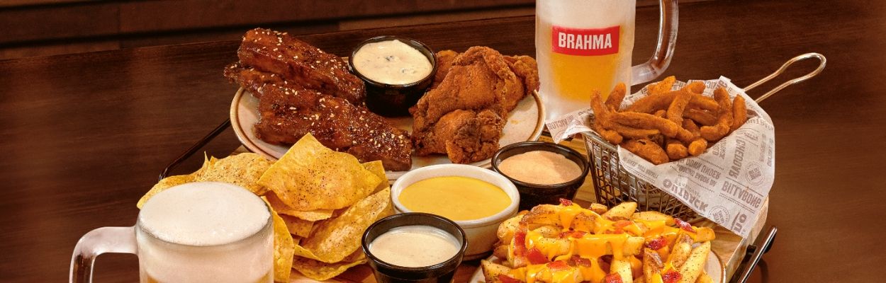 Rodízio Outback com chopp Brahma está de volta