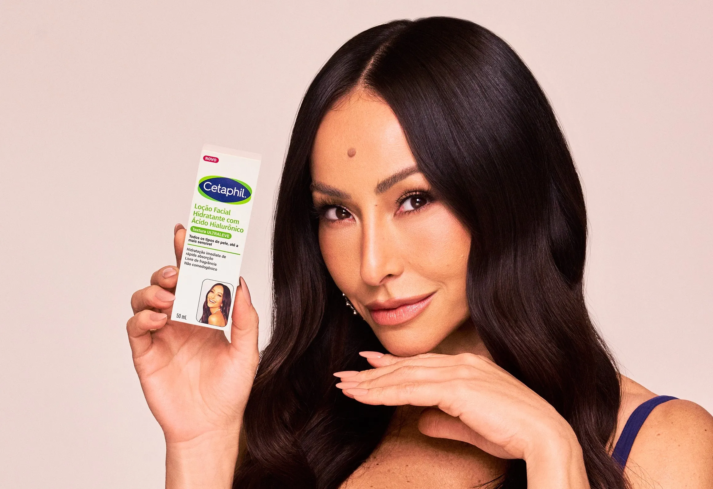 Sabrina Sato assina primeira collab global de Cetaphil para lançamento de loção facial com ácido hialurônico