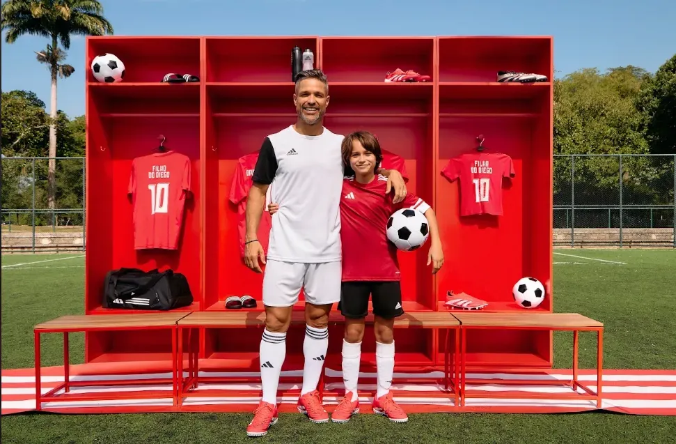 Centauro lança campanha de Dia dos Pais com Diego Ribas e foca no legado esportivo entre gerações
