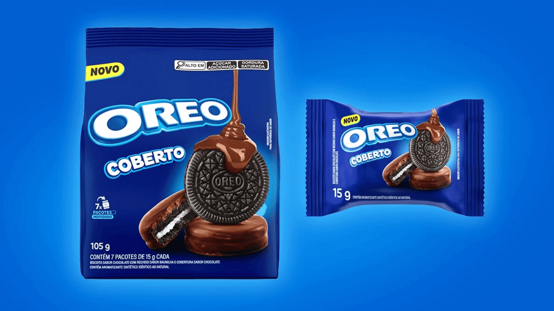 Biscoito número 1 do mundo, Oreo traz versão coberta ao mercado brasileiro