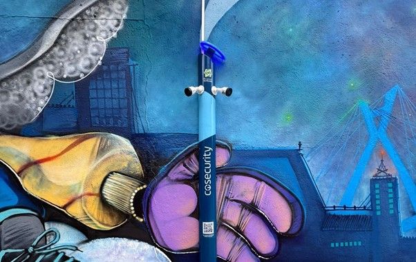 Grafite da CoSecurity e Tech&Soul no Beco do Batman une arte e segurança
