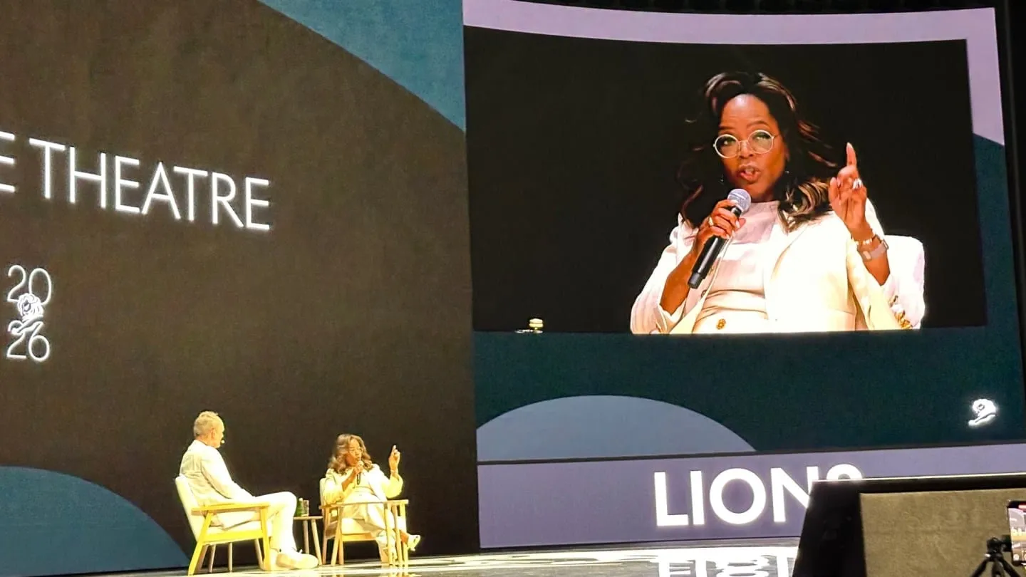Entre Oprah, IA e construção de marca: as prioridades que emergem de Cannes Lions 2026