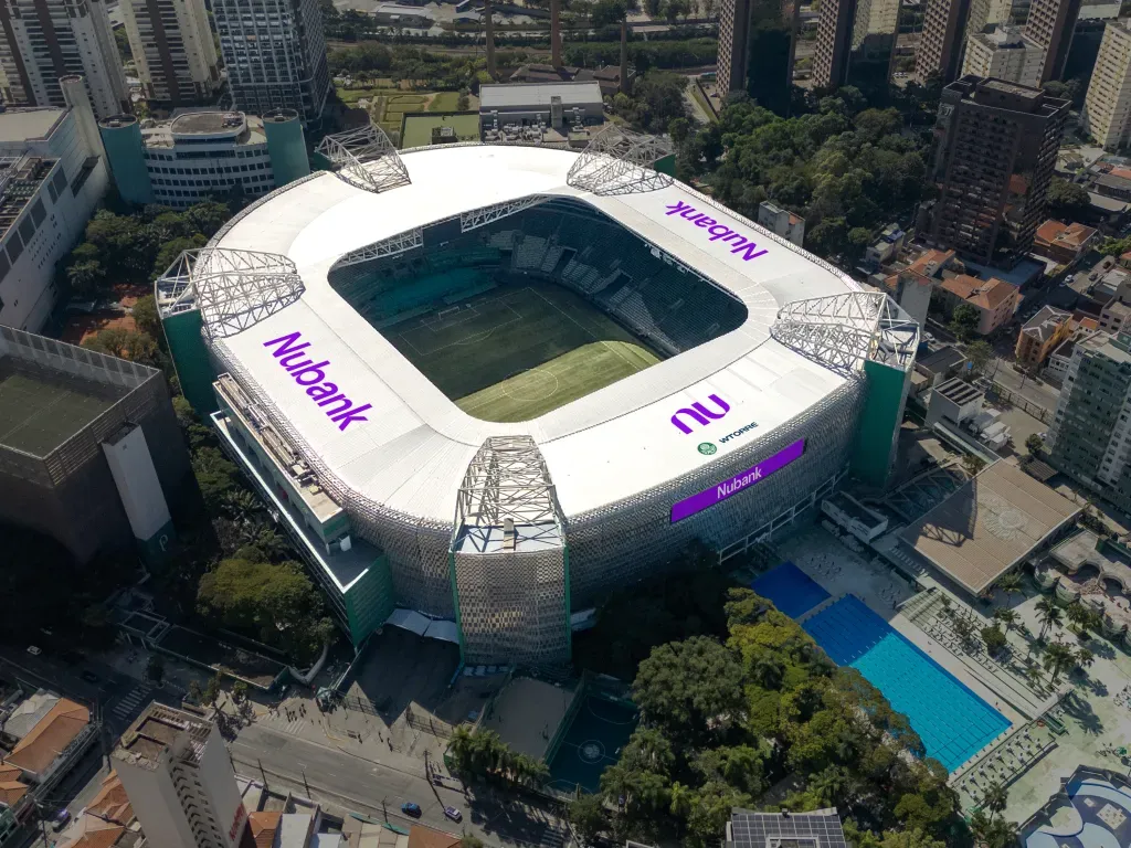 Nubank assume naming rights da arena do Palmeiras e abre votação para novo nome