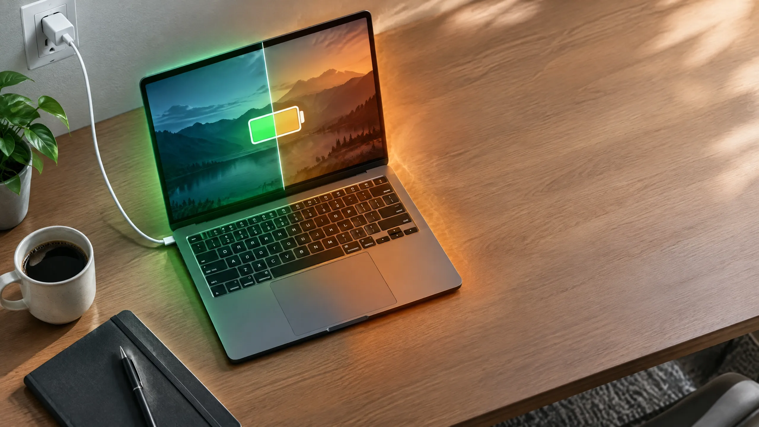 Notebook na tomada: estou acabando com a bateria?