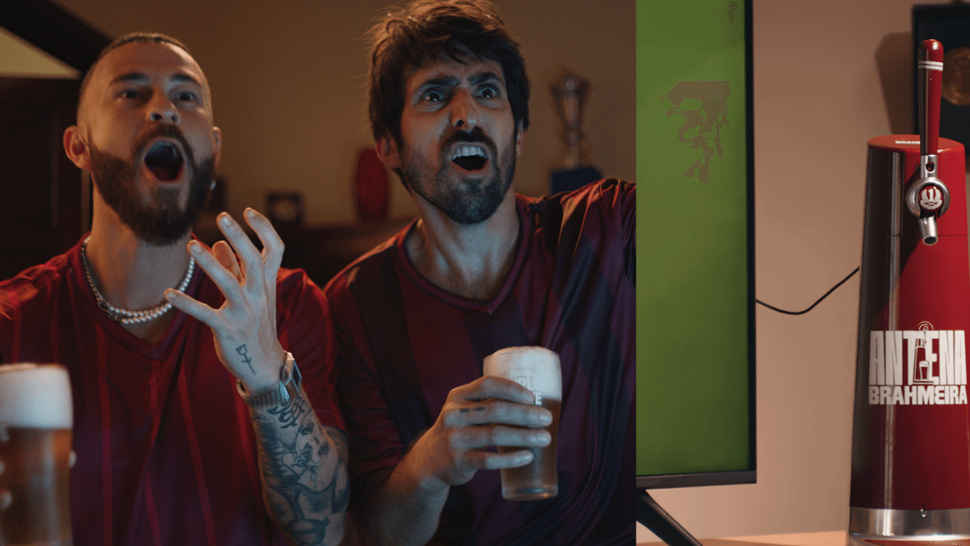 Brahma lança ‘Antena Brahmeira’ para acabar com o sofrimento dos fãs de futebol diante da TV