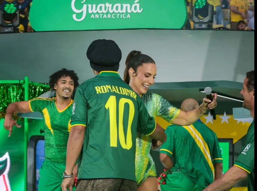 Guaraná Antarctica reúne Ivete Sangalo e pentacampeões de 2002 no Maracanã