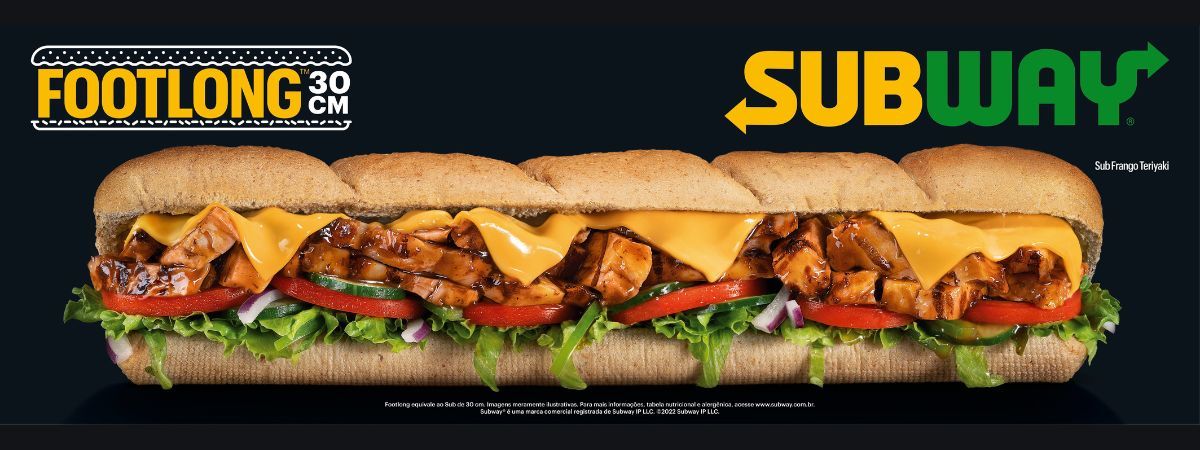 Subway lança campanha para apresentar o Footlong