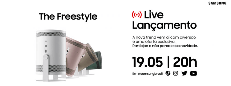 Pré-venda do The Freestyle, da Samsung, ganha Live de lançamento