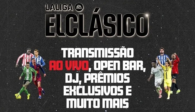 LALIGA e SportyBet promovem Fan Fest para o ElClásico na Faria Lima